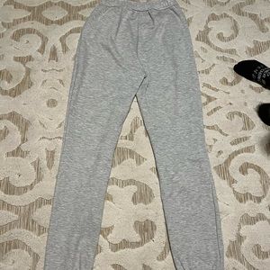 Akira gray sweatpants, dimons for bottons